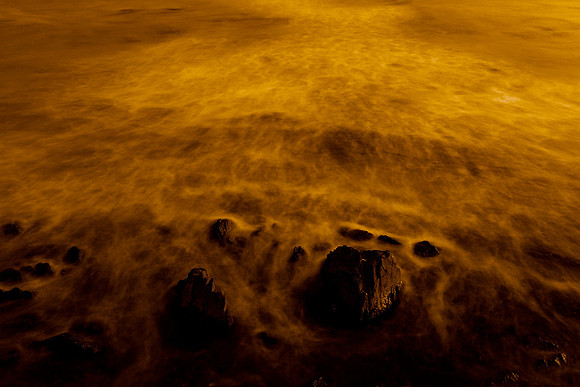 Receding Tides Sepia, Big Sur, CA