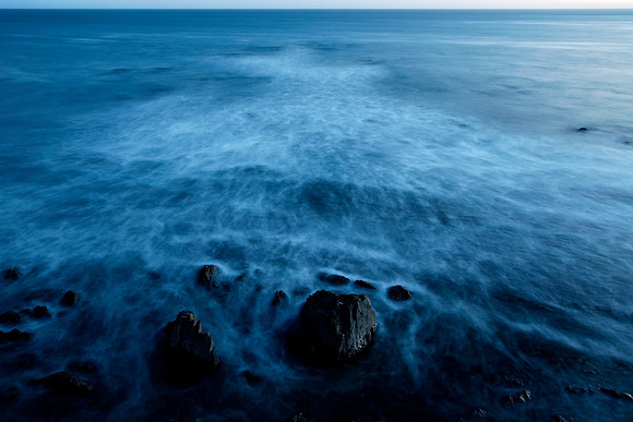 Receding Tide Blue, Big Sur, CA
