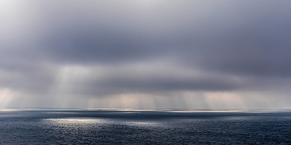 Sunbeams on the Ocean