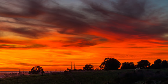 Sunset over Moss Landing