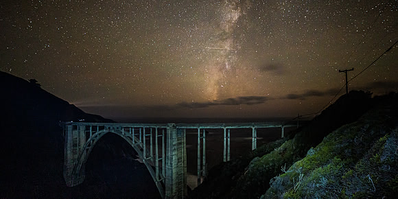 Bixby Bridge Stars - Big Sur, CA