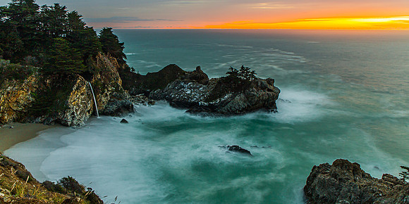 Mc Way Falls - Big Sur coast