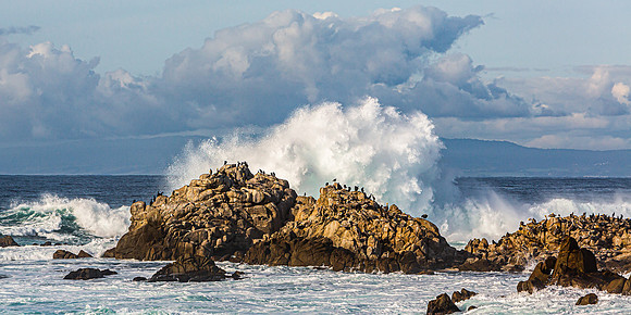 Waves at Asilomar State Beach - Pacific Grove